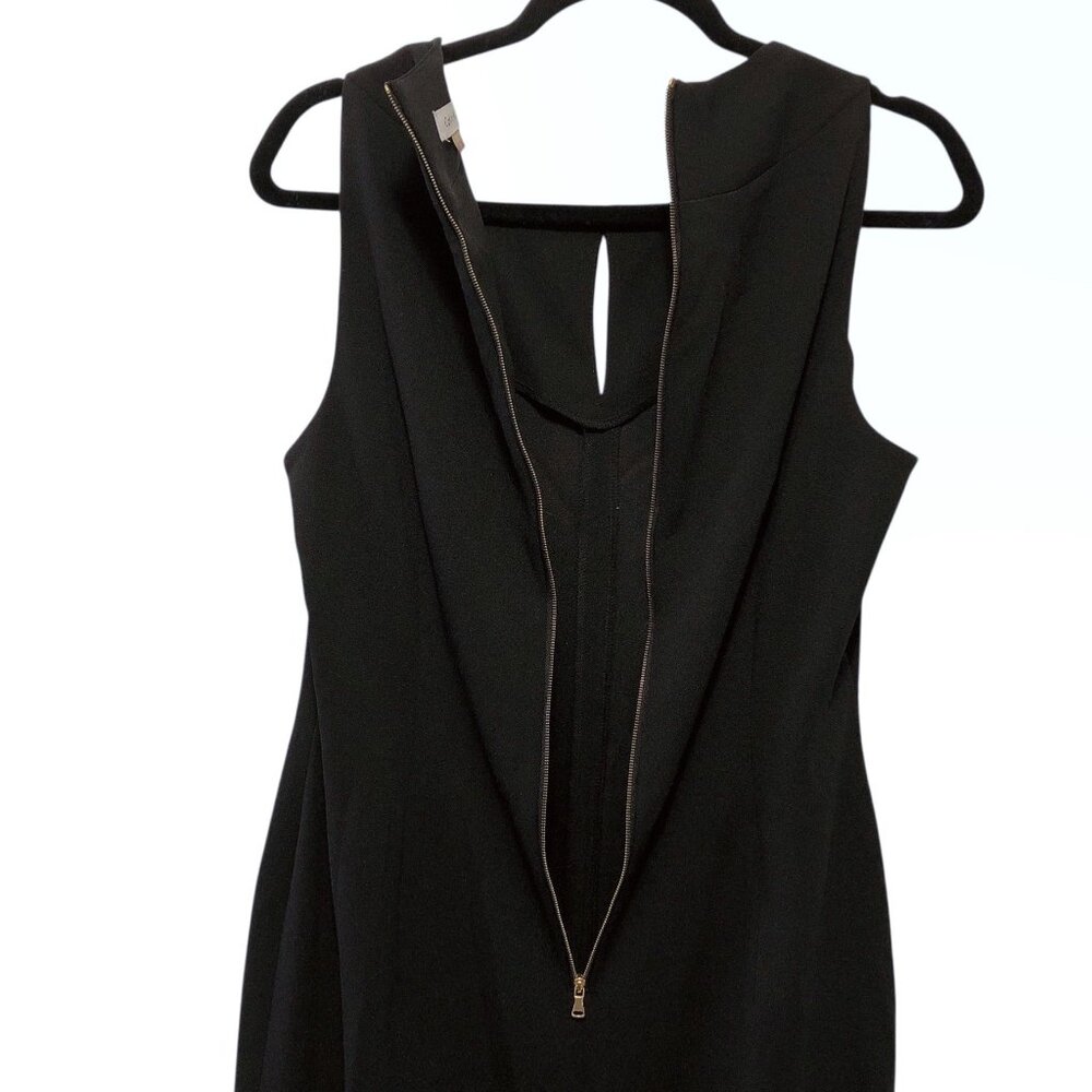 Calvin Klein Solid Black Square Neck Sleeveless S… - image 8